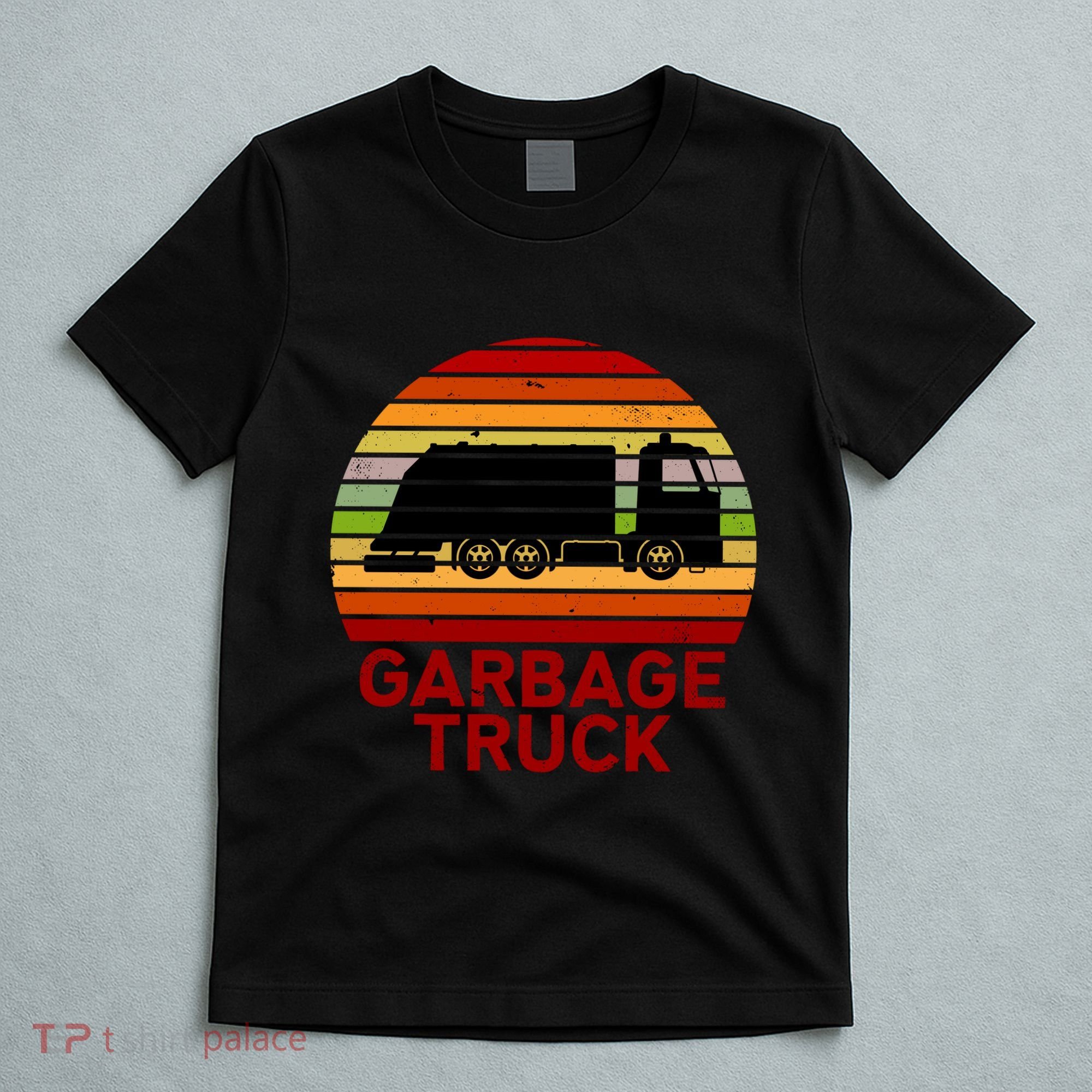 Garbage Truck Retro T-Shirt