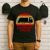 Garbage Truck Retro T-Shirt thumb 6