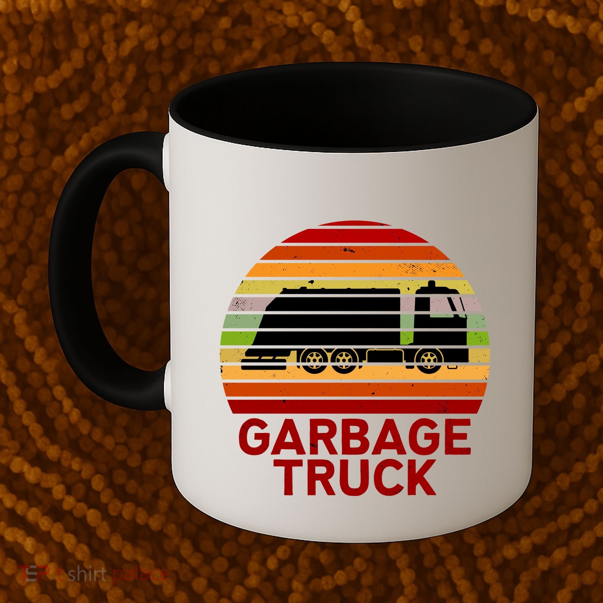 Garbage Truck Retro Coffee Mug