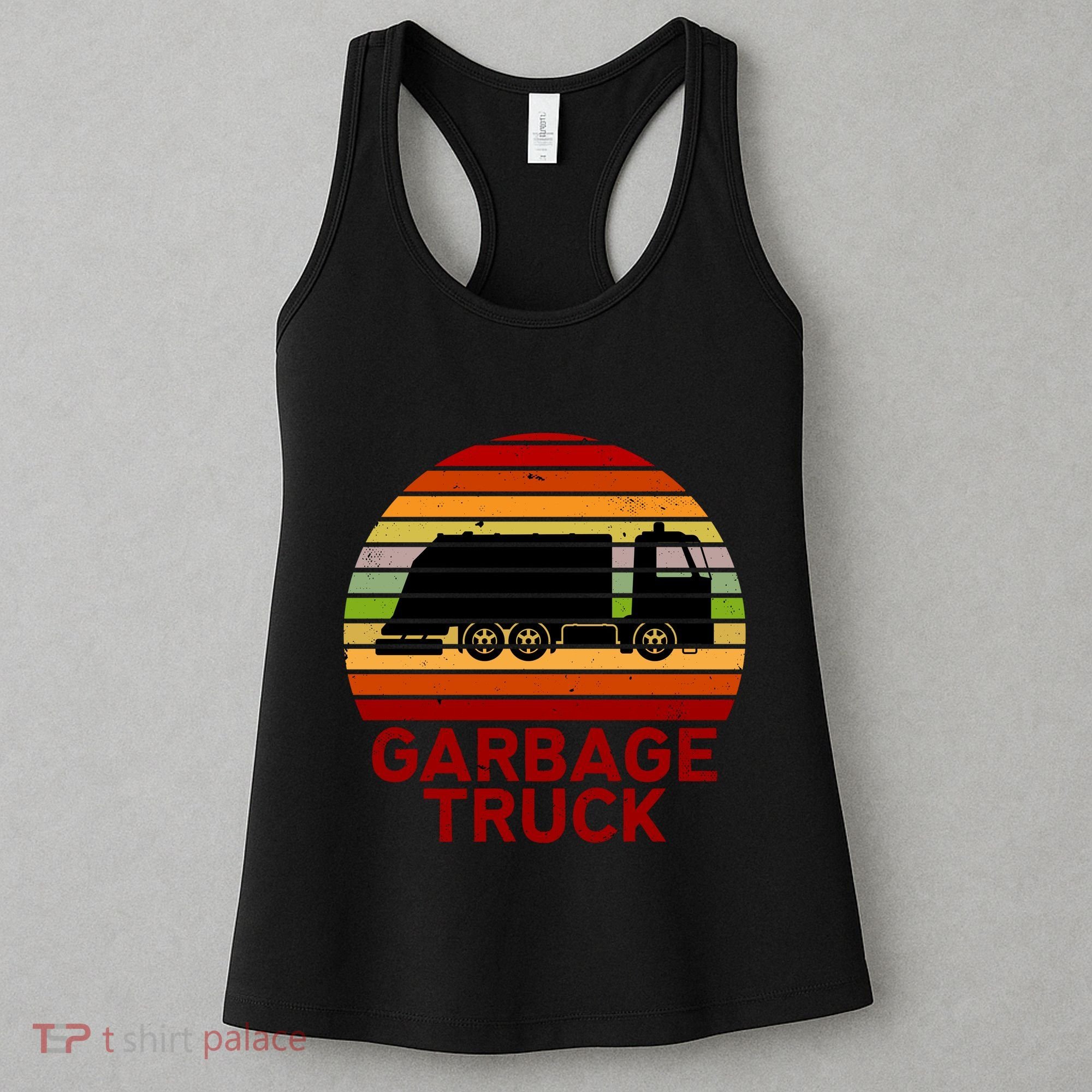 Garbage Truck Retro Women's Tank Top