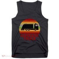 Garbage Truck Retro Tank Top thumb 0