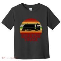 Garbage Truck Retro Toddler T-Shirt thumb 0
