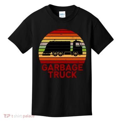 Garbage Truck Retro Kids T-Shirt