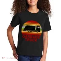 Garbage Truck Retro Kids T-Shirt thumb 2