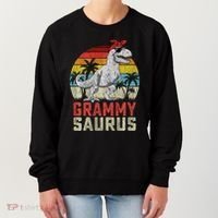 Grammysaurus T Rex Dinosaur Grammy Saurus MotherS Family Sweat Women's Sweatshirt thumb 0