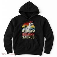 Grammysaurus T Rex Dinosaur Grammy Saurus MotherS Family Sweat Hoodie thumb 0
