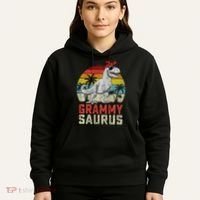 Grammysaurus T Rex Dinosaur Grammy Saurus MotherS Family Sweat Hoodie thumb 5