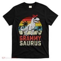 Grammysaurus T Rex Dinosaur Grammy Saurus MotherS Family Sweat T-Shirt thumb 0
