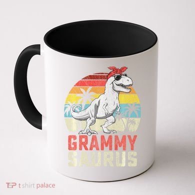 Grammysaurus T Rex Dinosaur Grammy Saurus MotherS Family Sweat Coffee Mug
