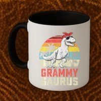 Grammysaurus T Rex Dinosaur Grammy Saurus MotherS Family Sweat Coffee Mug thumb 2