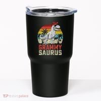 Grammysaurus T Rex Dinosaur Grammy Saurus MotherS Family Sweat Tumbler thumb 0