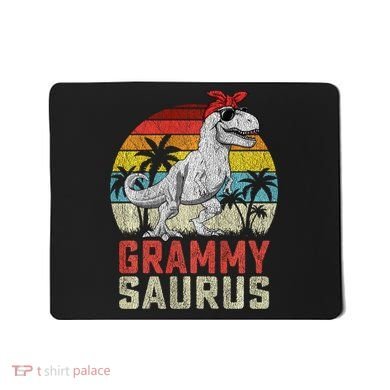 Grammysaurus T Rex Dinosaur Grammy Saurus MotherS Family Sweat Mousepad