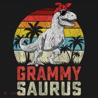 Grammysaurus T Rex Dinosaur Grammy Saurus MotherS Family Sweat Toddler Hoodie thumb 2