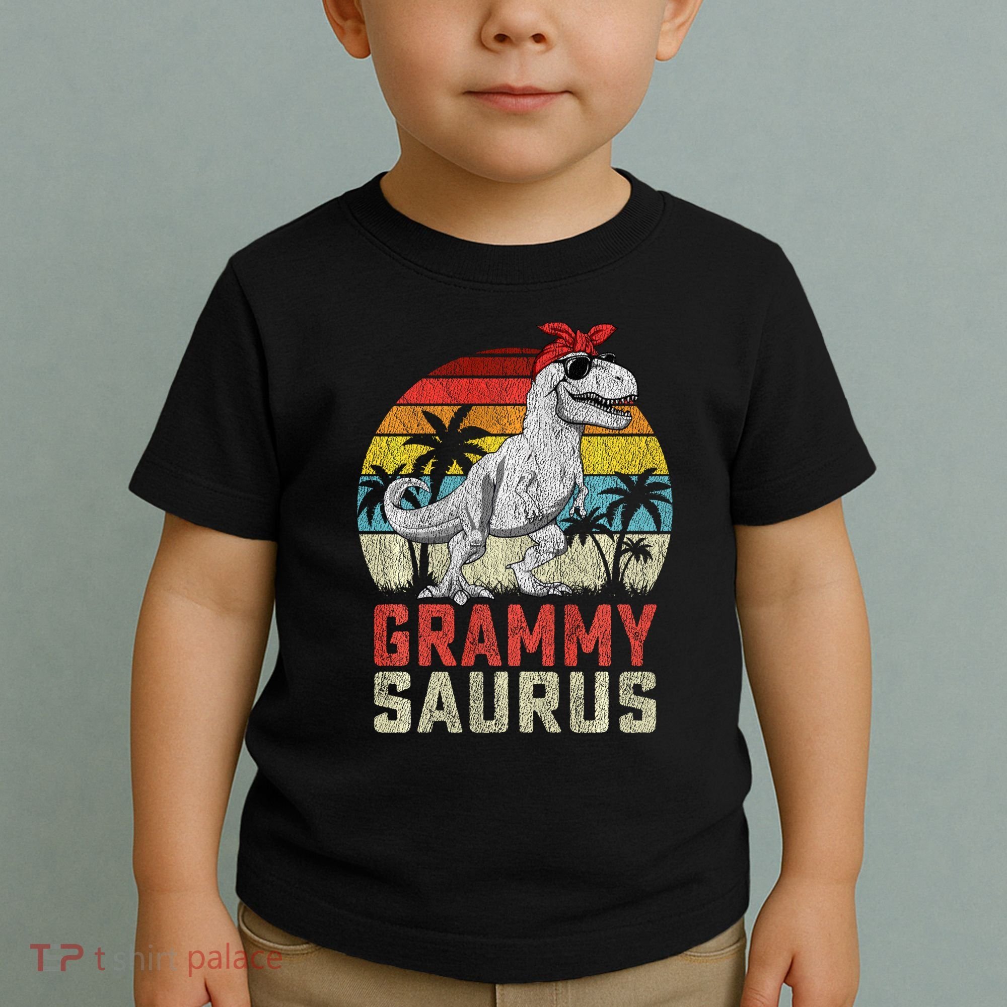 Grammysaurus T Rex Dinosaur Grammy Saurus MotherS Family Sweat Toddler T-Shirt