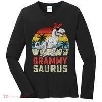 Grammysaurus T Rex Dinosaur Grammy Saurus MotherS Family Sweat Women's Long Sleeve Shirt thumb 0