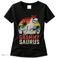 Grammysaurus T Rex Dinosaur Grammy Saurus MotherS Family Sweat Women's T-Shirt thumb 0
