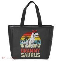 Grammysaurus T Rex Dinosaur Grammy Saurus MotherS Family Sweat Tote Bag thumb 0
