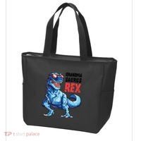 Grandmasaurus T Rex Dinosaur Grandma Saurus MotherS Family Tote Bag thumb 3