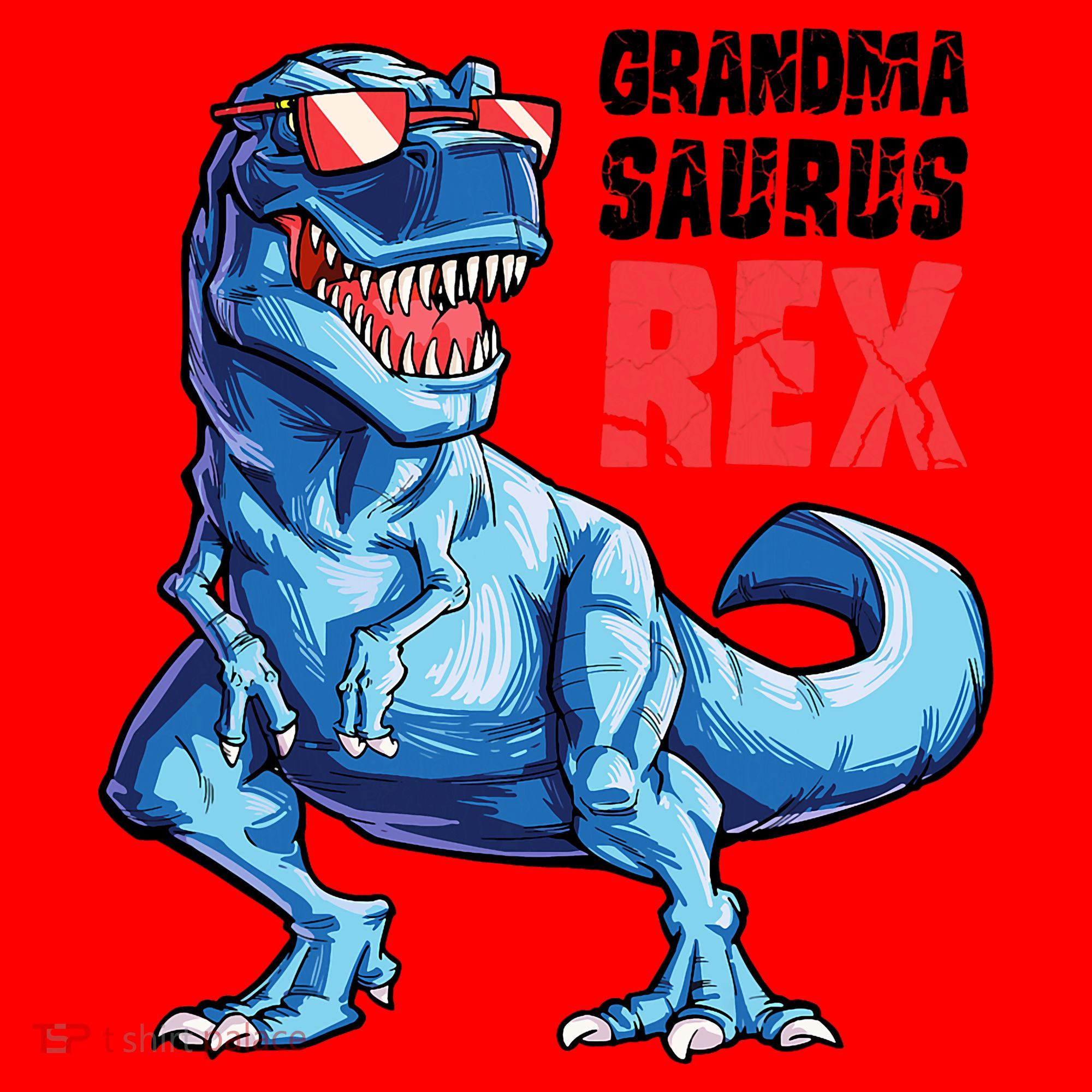 Grandmasaurus T Rex Dinosaur Grandma Saurus MotherS Family Santa Hat