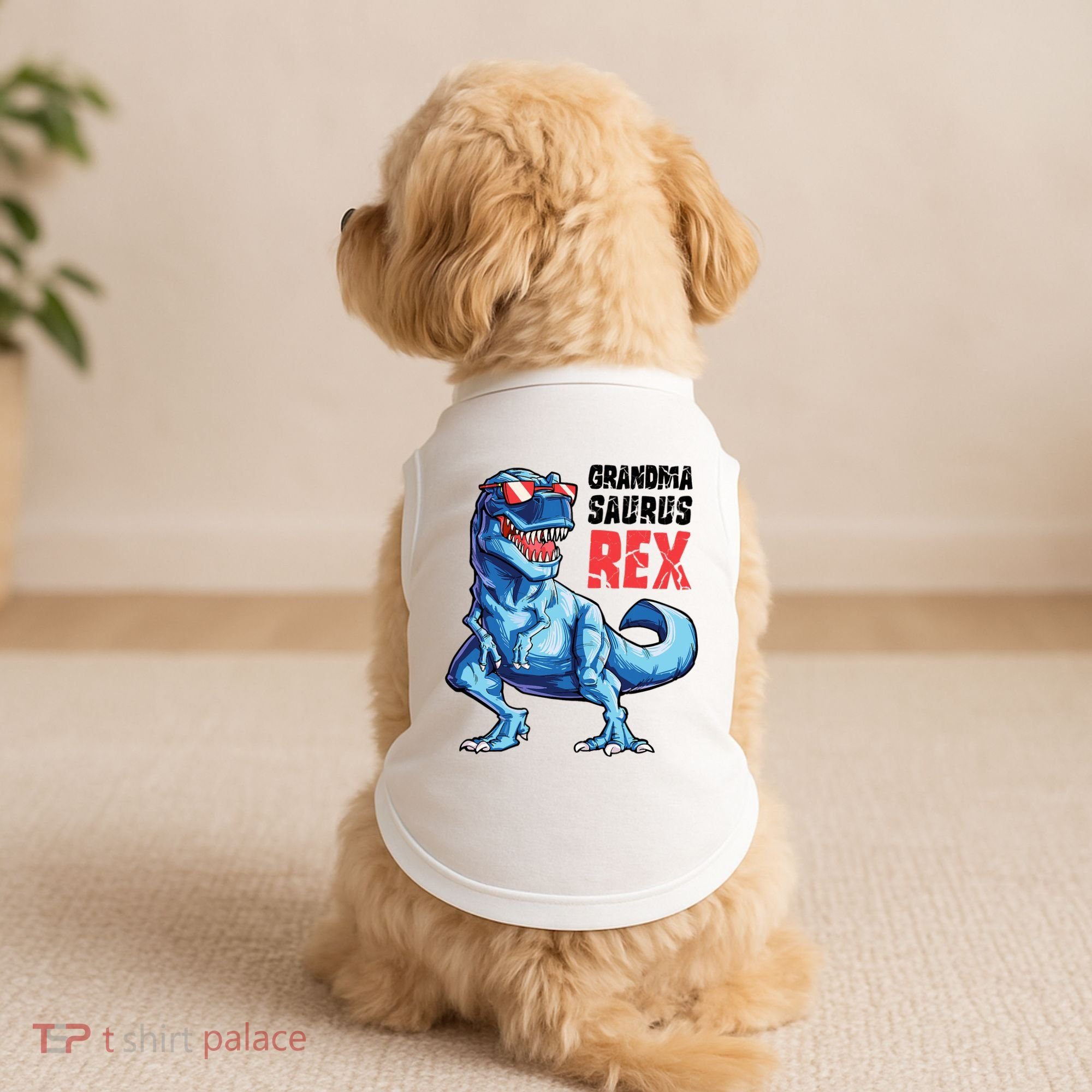 Grandmasaurus T Rex Dinosaur Grandma Saurus MotherS Family Doggie Tank