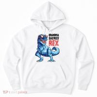 Grandmasaurus T Rex Dinosaur Grandma Saurus MotherS Family Hoodie thumb 0