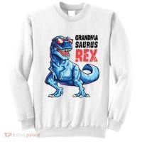 Grandmasaurus T Rex Dinosaur Grandma Saurus MotherS Family Sweatshirt thumb 0