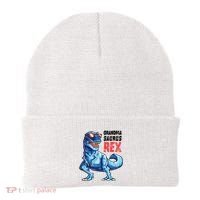 Grandmasaurus T Rex Dinosaur Grandma Saurus MotherS Family Beanie thumb 0