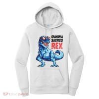 Grandmasaurus T Rex Dinosaur Grandma Saurus MotherS Family Women's Hoodie thumb 0