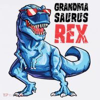 Grandmasaurus T Rex Dinosaur Grandma Saurus MotherS Family Women's Hoodie thumb 2