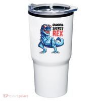 Grandmasaurus T Rex Dinosaur Grandma Saurus MotherS Family Tumbler thumb 0