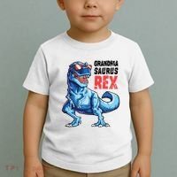 Grandmasaurus T Rex Dinosaur Grandma Saurus MotherS Family Toddler T-Shirt thumb 2