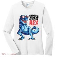 Grandmasaurus T Rex Dinosaur Grandma Saurus MotherS Family Women's Long Sleeve Shirt thumb 0