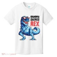 Grandmasaurus T Rex Dinosaur Grandma Saurus MotherS Family Kids T-Shirt thumb 0