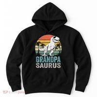 Grandpasaurus T Rex Dinosaur Grandpa Saurus Family Matching Sweat Hoodie thumb 0