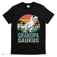 Grandpasaurus T Rex Dinosaur Grandpa Saurus Family Matching Sweat T-Shirt thumb 0