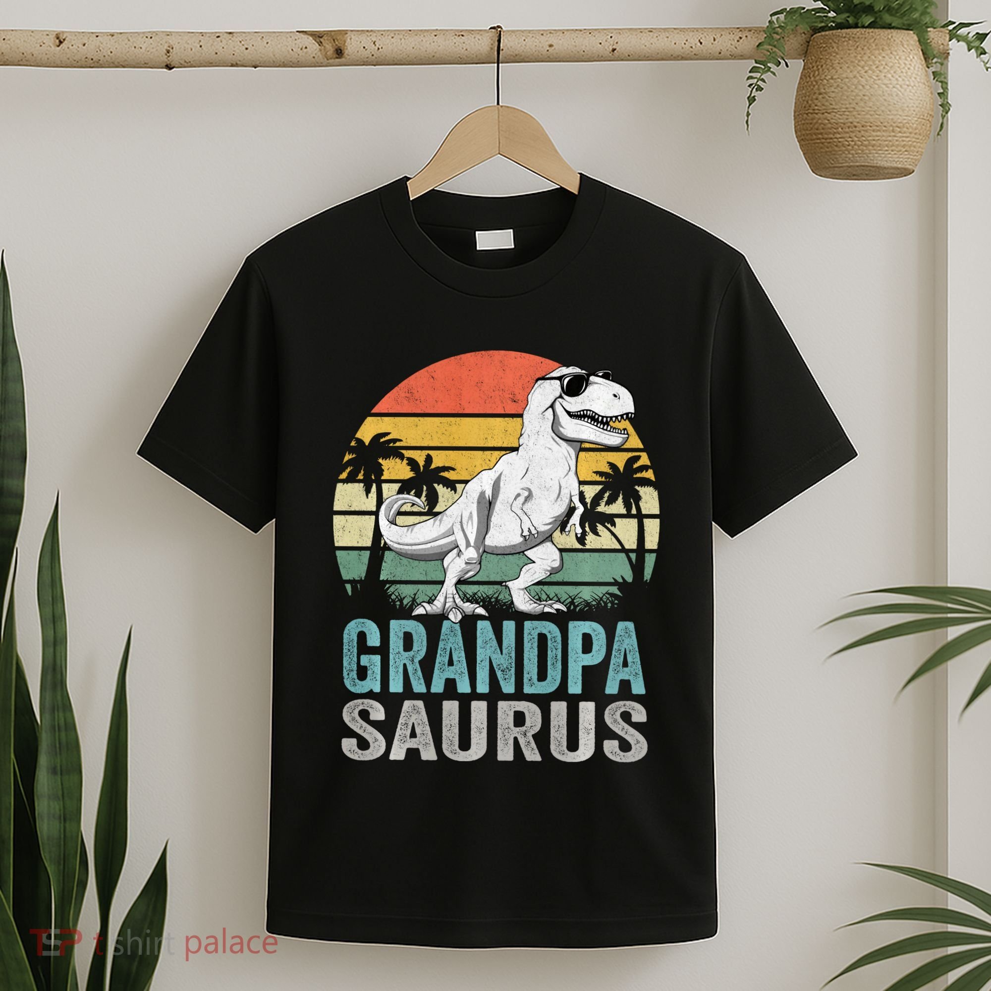 Grandpasaurus T Rex Dinosaur Grandpa Saurus Family Matching Sweat T-Shirt