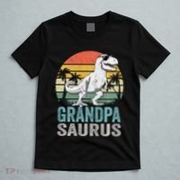 Grandpasaurus T Rex Dinosaur Grandpa Saurus Family Matching Sweat T-Shirt thumb 5