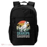 Grandpasaurus T Rex Dinosaur Grandpa Saurus Family Matching Sweat Backpack thumb 0