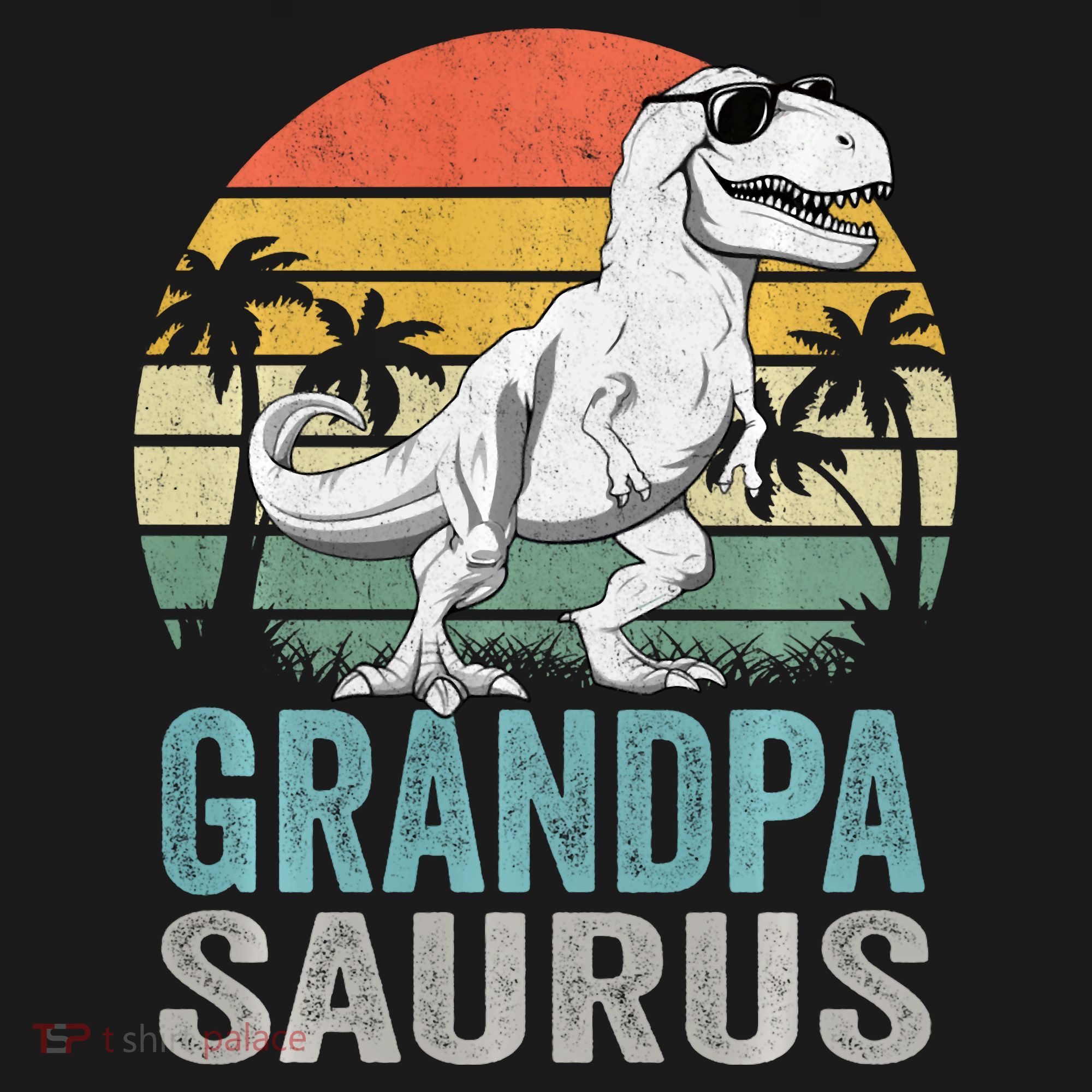 Grandpasaurus T Rex Dinosaur Grandpa Saurus Family Matching Sweat Mousepad