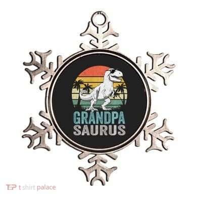 Grandpasaurus T Rex Dinosaur Grandpa Saurus Family Matching Sweat Ornament