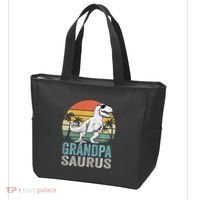 Grandpasaurus T Rex Dinosaur Grandpa Saurus Family Matching Sweat Tote Bag thumb 3