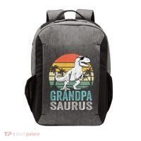 Grandpasaurus T Rex Dinosaur Grandpa Saurus Family Matching Sweat Vector Backpack thumb 0