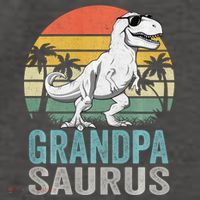 Grandpasaurus T Rex Dinosaur Grandpa Saurus Family Matching Sweat Vector Backpack thumb 2