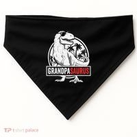 Grandpasaurus T Rex Dinosaur Grandpa Saurus Family Matching Sweat USA-Made Doggie Bandana thumb 0