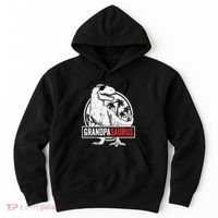 Grandpasaurus T Rex Dinosaur Grandpa Saurus Family Matching Sweat Hoodie thumb 0