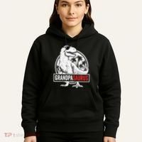 Grandpasaurus T Rex Dinosaur Grandpa Saurus Family Matching Sweat Hoodie thumb 5