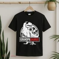 Grandpasaurus T Rex Dinosaur Grandpa Saurus Family Matching Sweat T-Shirt thumb 2
