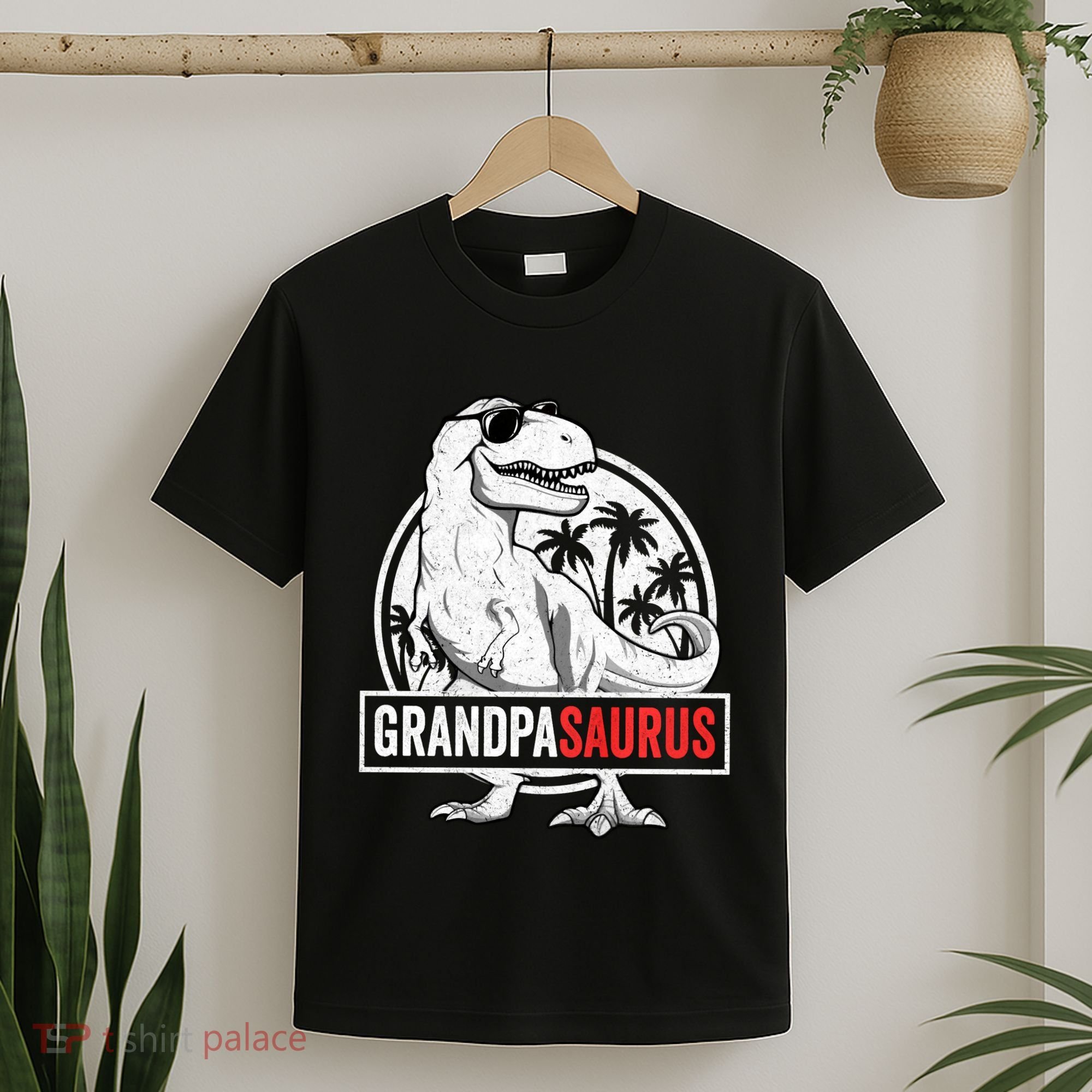 Grandpasaurus T Rex Dinosaur Grandpa Saurus Family Matching Sweat T-Shirt