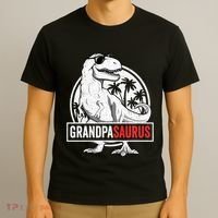 Grandpasaurus T Rex Dinosaur Grandpa Saurus Family Matching Sweat T-Shirt thumb 3