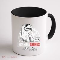 Grandpasaurus T Rex Dinosaur Grandpa Saurus Family Matching Sweat Coffee Mug thumb 1